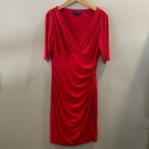 Ralph Lauren red dress sz 8